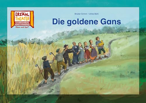 Die goldene Gans / Kamishibai Bildkarten: 8 Bildkarten für das Erzähltheater von Hase und Igel Verlag